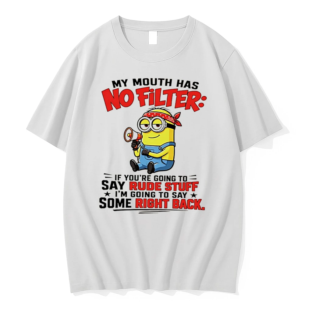Officials Minion My Mouth Has No Filter If You Are Going To Say Rude Stuff Tee Premium T Shirt Sweatshirt Hoodie