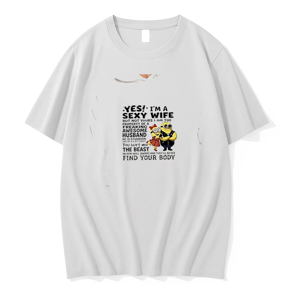 Officials Minions Despicable Me Yes I Am A Sexy Wife But Not Yours Property Of Husband Premium T Shirt Sweatshirt Hoodie