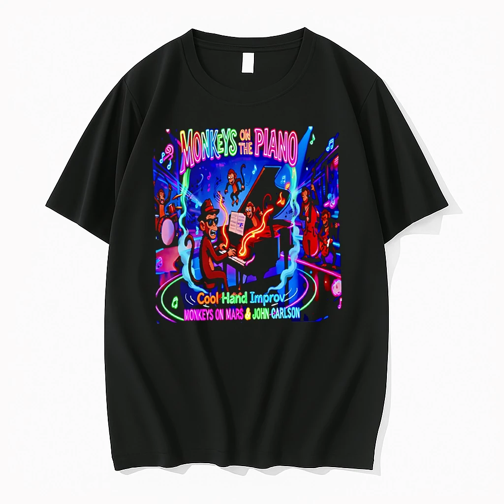 Officials Monkeys On The Piano Cool Hand Improv Monkeys On Mars And John Carlson Premium T Shirt Sweatshirt Hoodie