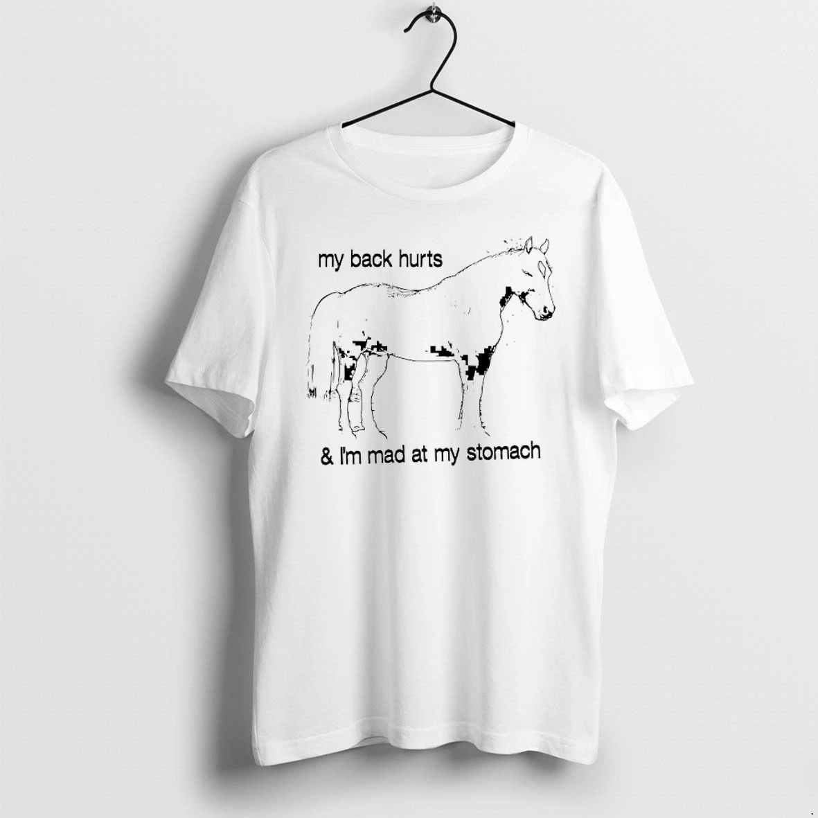 Officials My Back Hurts And Im Mad At My Stomach Horse Premium T Shirt Sweatshirt Hoodie