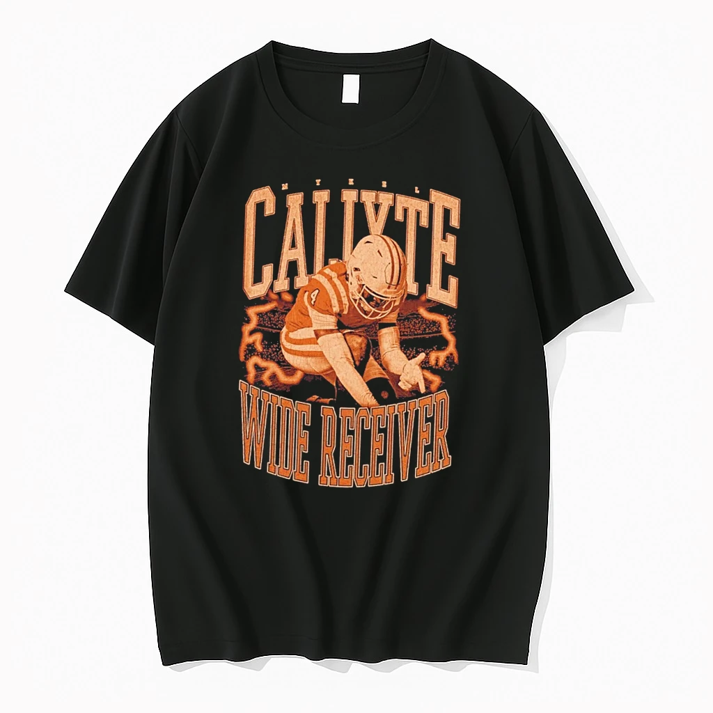 Officials Mykel Calixte Wide Receiver Vintage Football Tee Premium T Shirt Sweatshirt Hoodie
