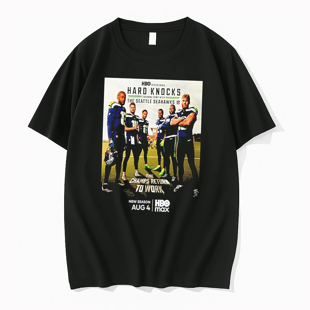 Officials Nfl Hard Knocks Training Camp With The Seattle Seahawks The Champs Return To Work Home Tee Premium T Shirt Sweatshirt Hoodie