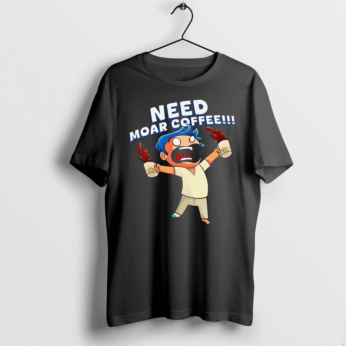Officials Need Moar Coffee Cartoon Character Premium T Shirt Sweatshirt Hoodie