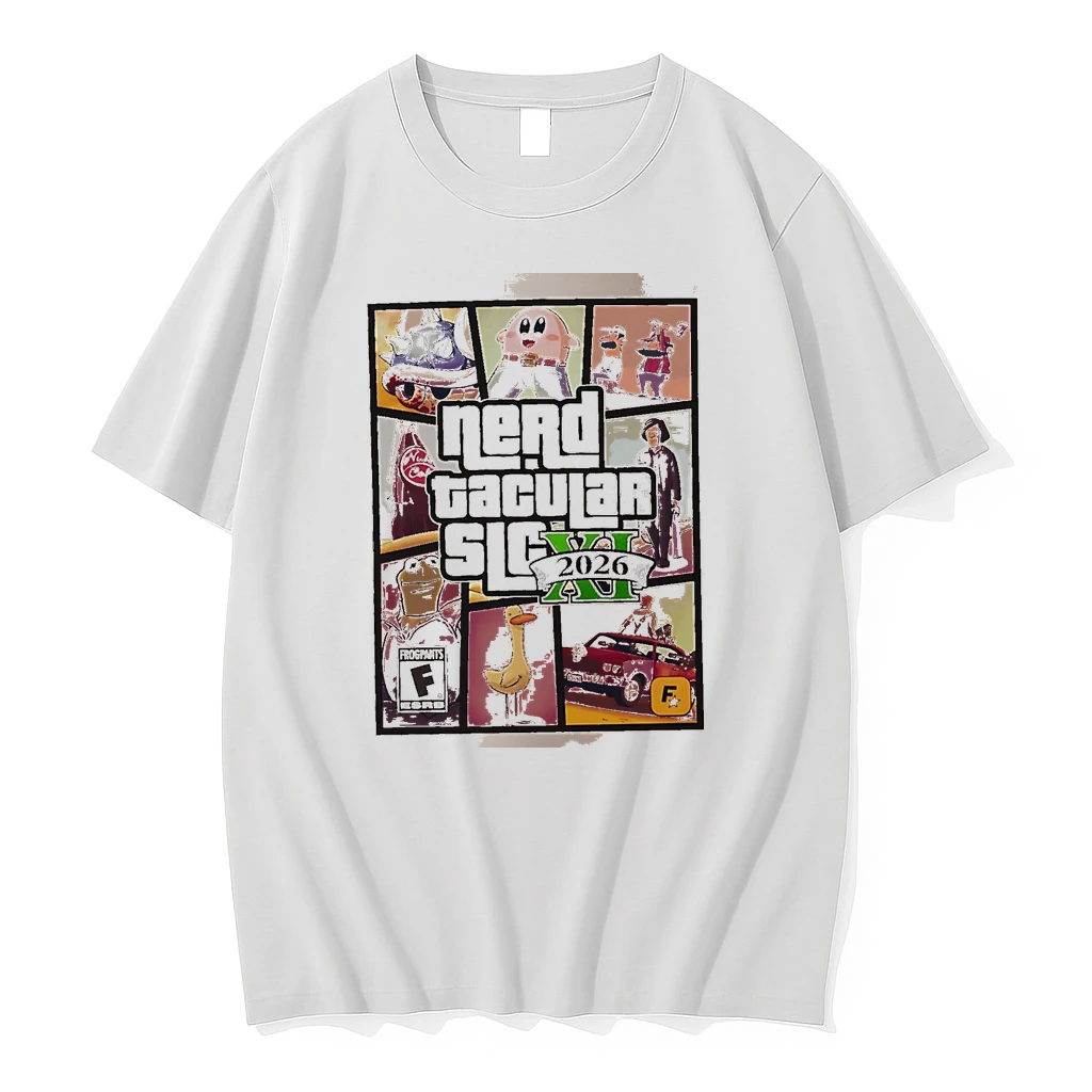 Officials Nerdtacular Slc Xi 2026 Kirby Mario Fallout Nuka Cola Kermit Duck White Premium T Shirt Sweatshirt Hoodie