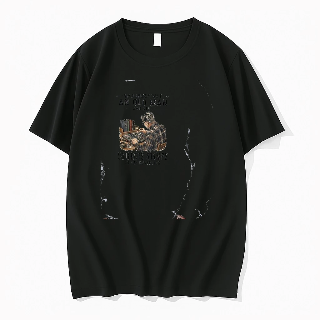 Officials Never Underestimate An Old Man Who Still Collects Stamps In His Seventies Premium T Shirt Sweatshirt Hoodie