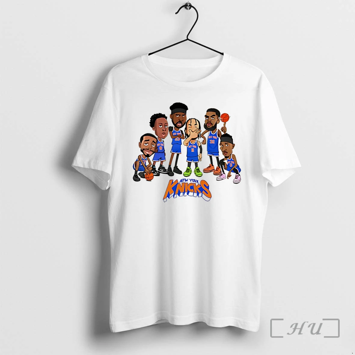 Officials New York Basketball 2026 Champion Cartoon Tee Premium T Shirts Sweater Hoodie
