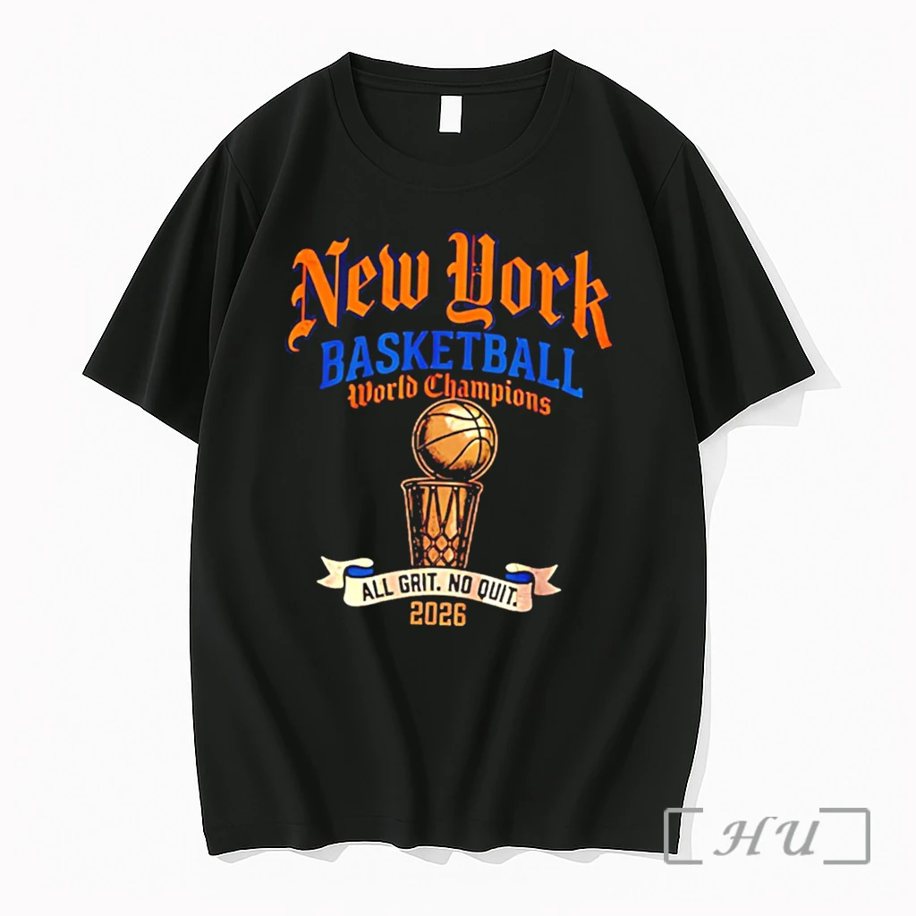 Officials New York Basketball World Champions All Grit No Quit 2026 Trophy Tee Premium T Shirts Sweater Hoodie