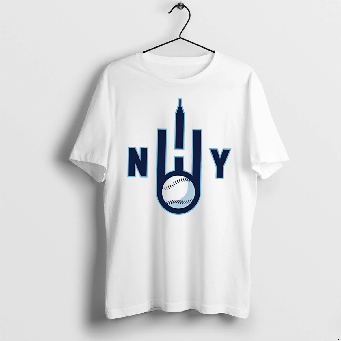 Officials New York City Baseball Skyline Logo Nyc Tee Premium T Shirt Sweatshirt Hoodie