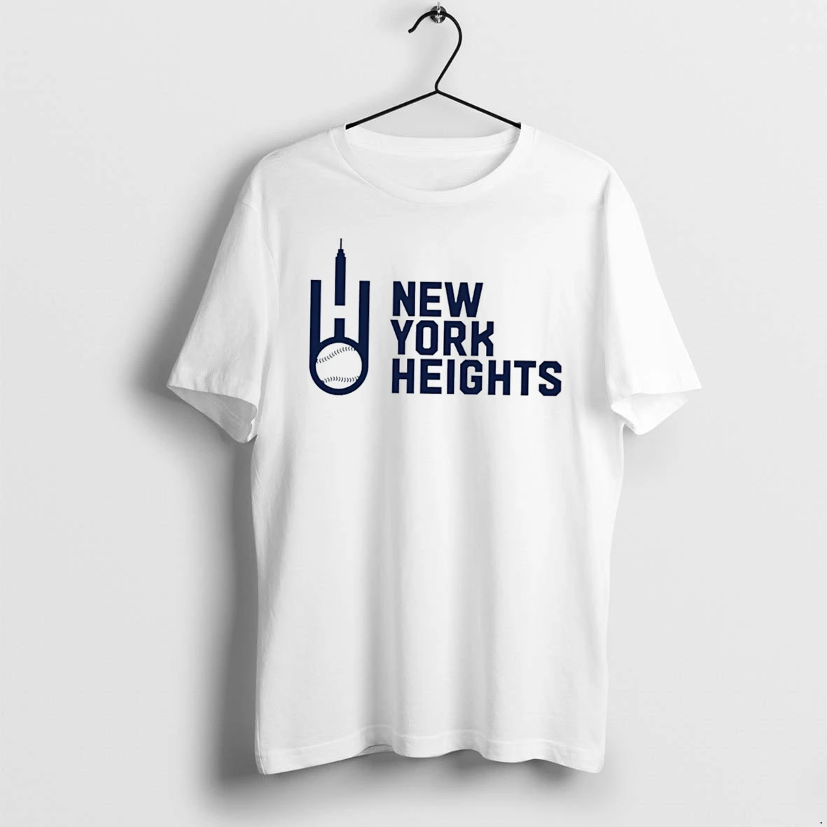 Officials New York Heights Baseball Logo City Skyline Tee Premium T Shirt Sweatshirt Hoodie