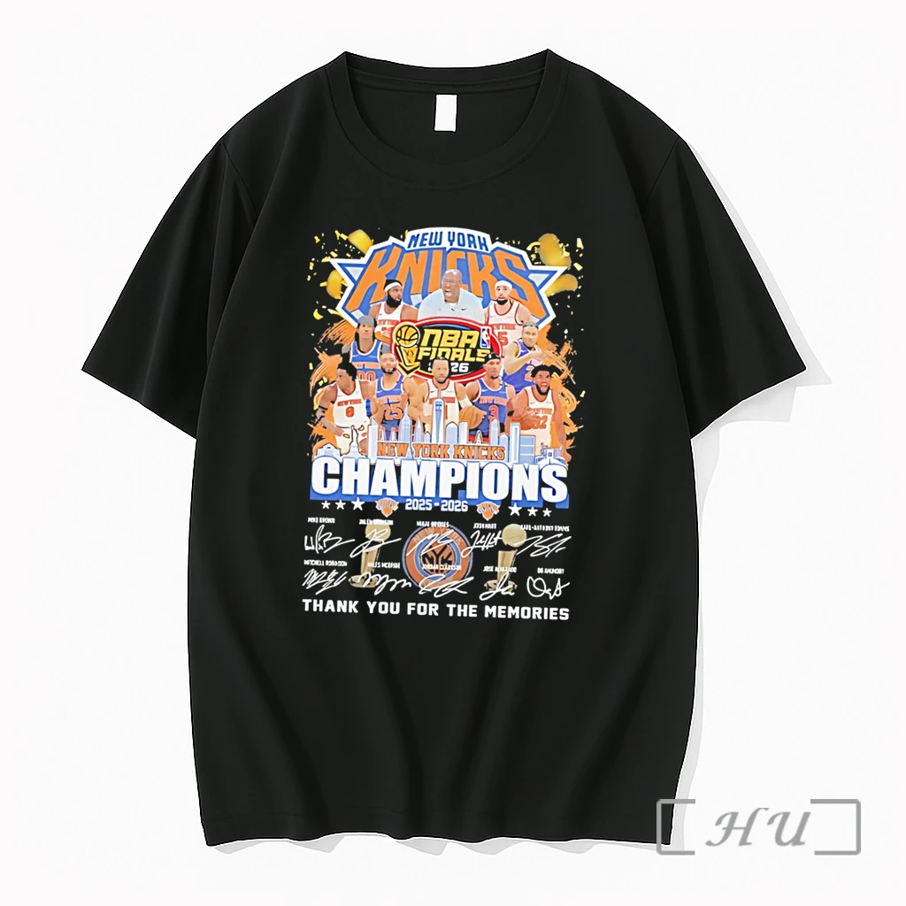 Officials New York Knicks 2025 2026 Nba Finals Champions Thank You For The Memories Tee Premium T Shirts Sweater Hoodie