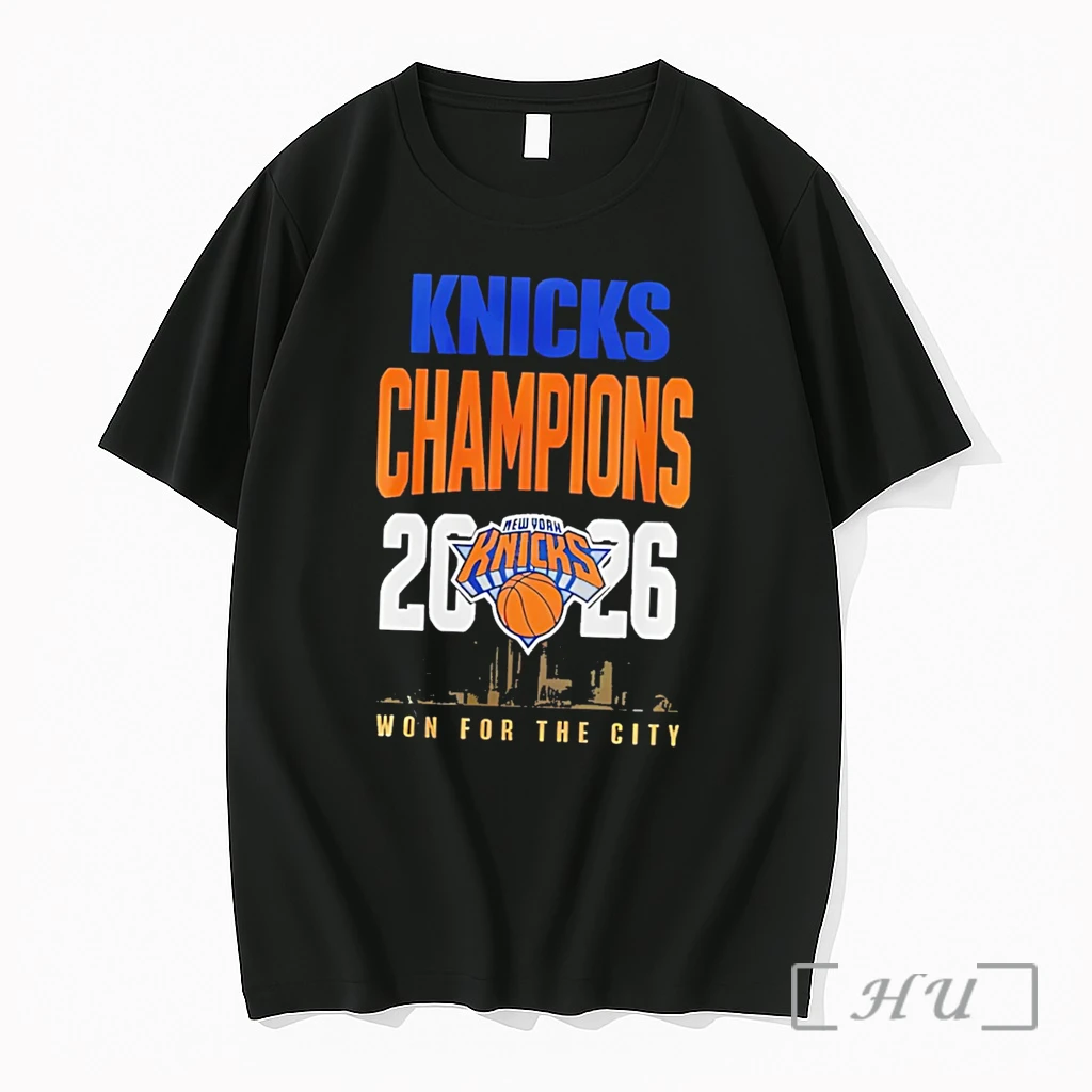 Officials New York Knicks 2026 Champions Won For The City Graphic Tee Premium T Shirts Sweater Hoodie