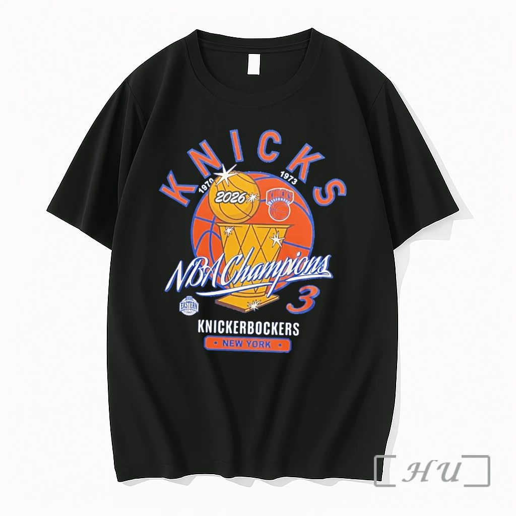 Officials New York Knicks 2026 Nba Champions 3 Time Champions Knickerbockers Tee Premium T Shirts Sweater Hoodie