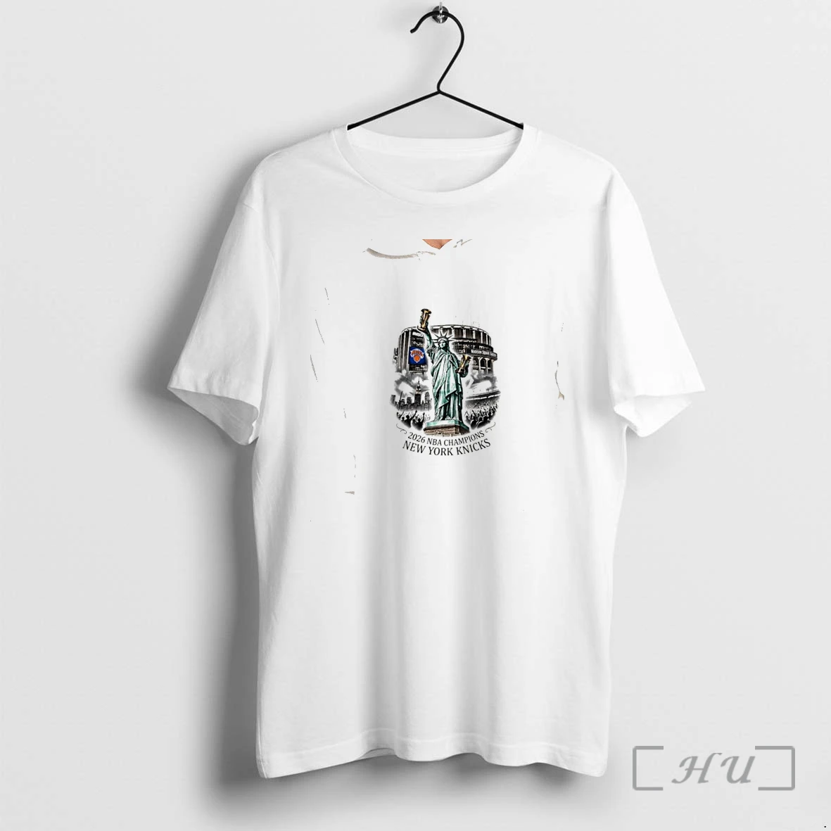 Officials New York Knicks 2026 Nba Champions Statue Of Liberty Madison Square Garden Premium T Shirts Sweater Hoodie