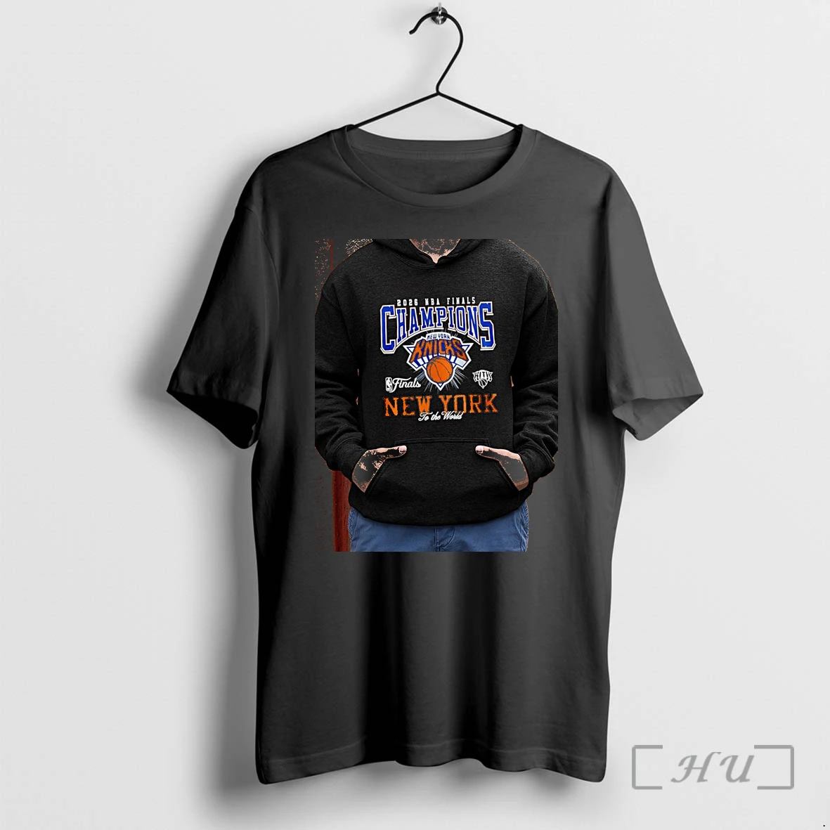 Officials New York Knicks 2026 Nba Finals Champions New York To The World Premium T Shirts Sweater Hoodie