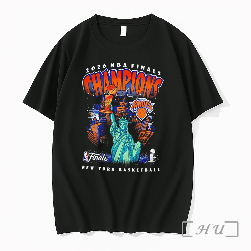 Officials New York Knicks 2026 Nba Finals Champions Statue Of Liberty Trophy Foundation Tee Premium T Shirts Sweater Hoodie