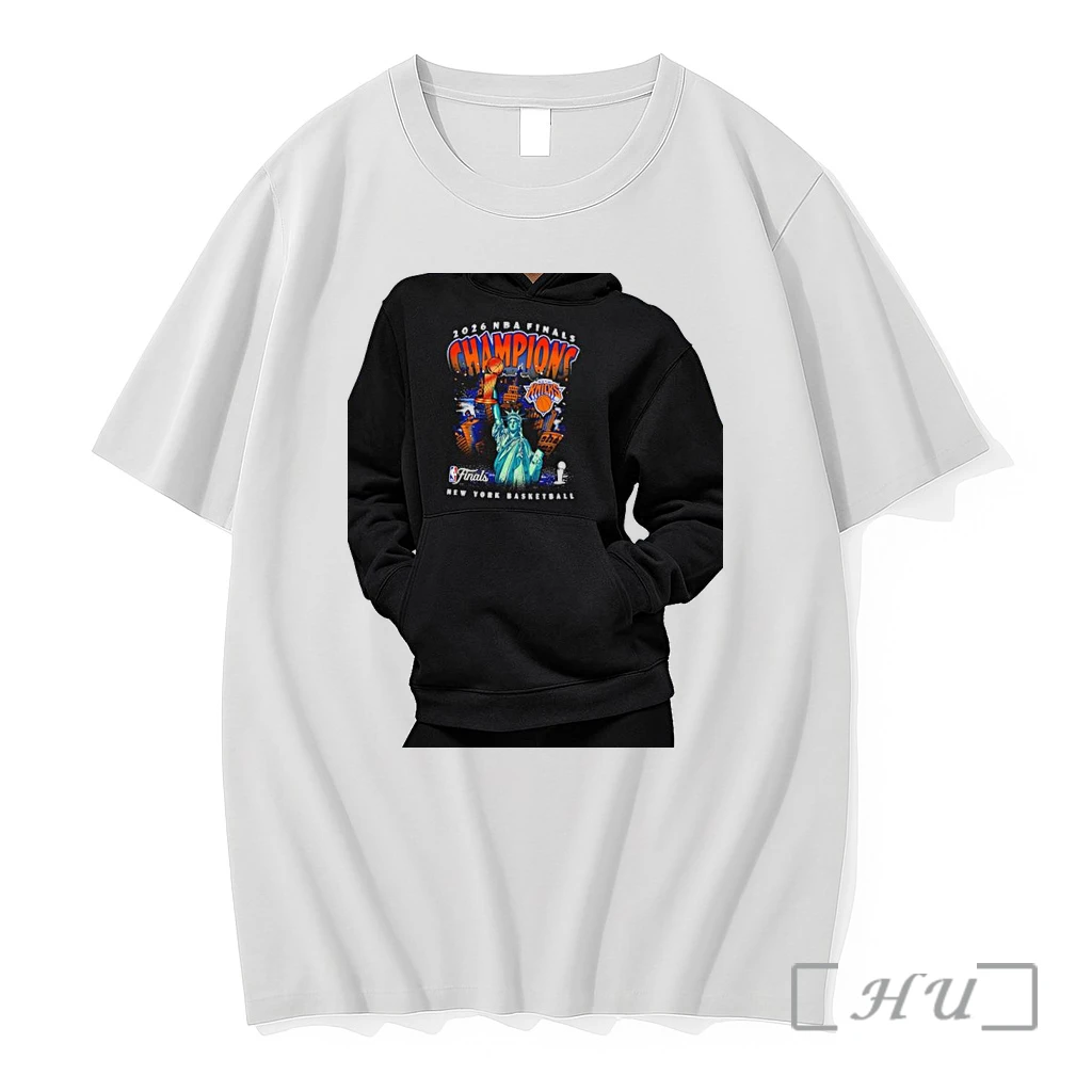 Officials New York Knicks 2026 Nba Finals Champions Statue Of Liberty Trophy Premium T Shirts Sweater Hoodie