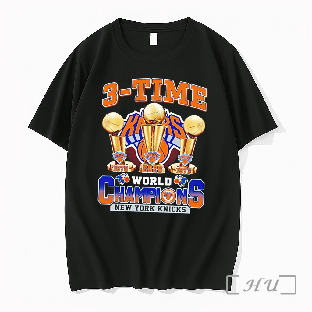 Officials New York Knicks 2026 World Champions 3 Time Trophie Tee Premium T Shirts Sweater Hoodie
