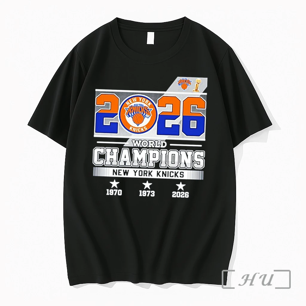 Officials New York Knicks 2026 World Champions 3 Tittle Tee Premium T Shirts Sweater Hoodie