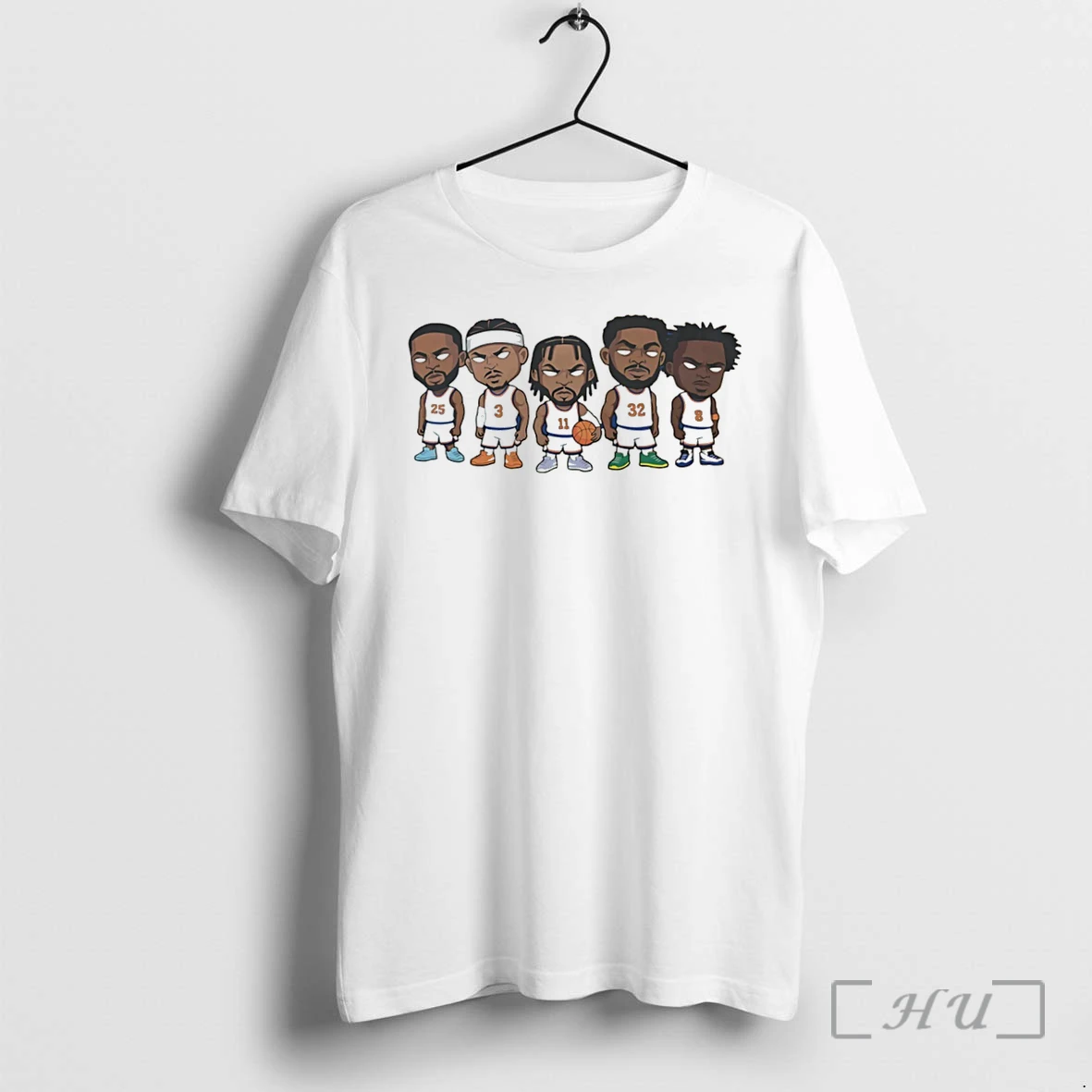 Officials New York Knicks 2026 Caricature Tee Premium T Shirts Sweater Hoodie