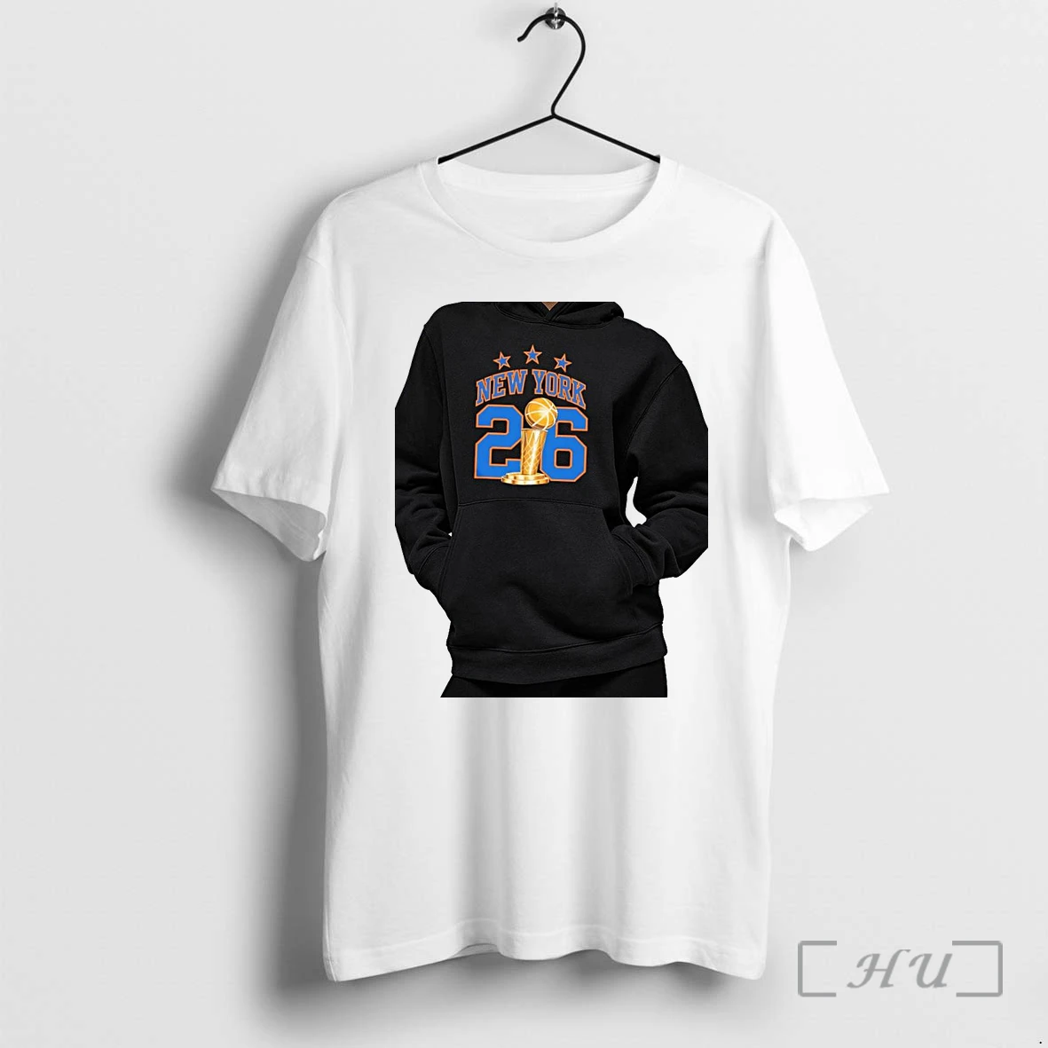 Officials New York Knicks 26 Nba Champions Trophy 3 Star Premium T Shirts Sweater Hoodie