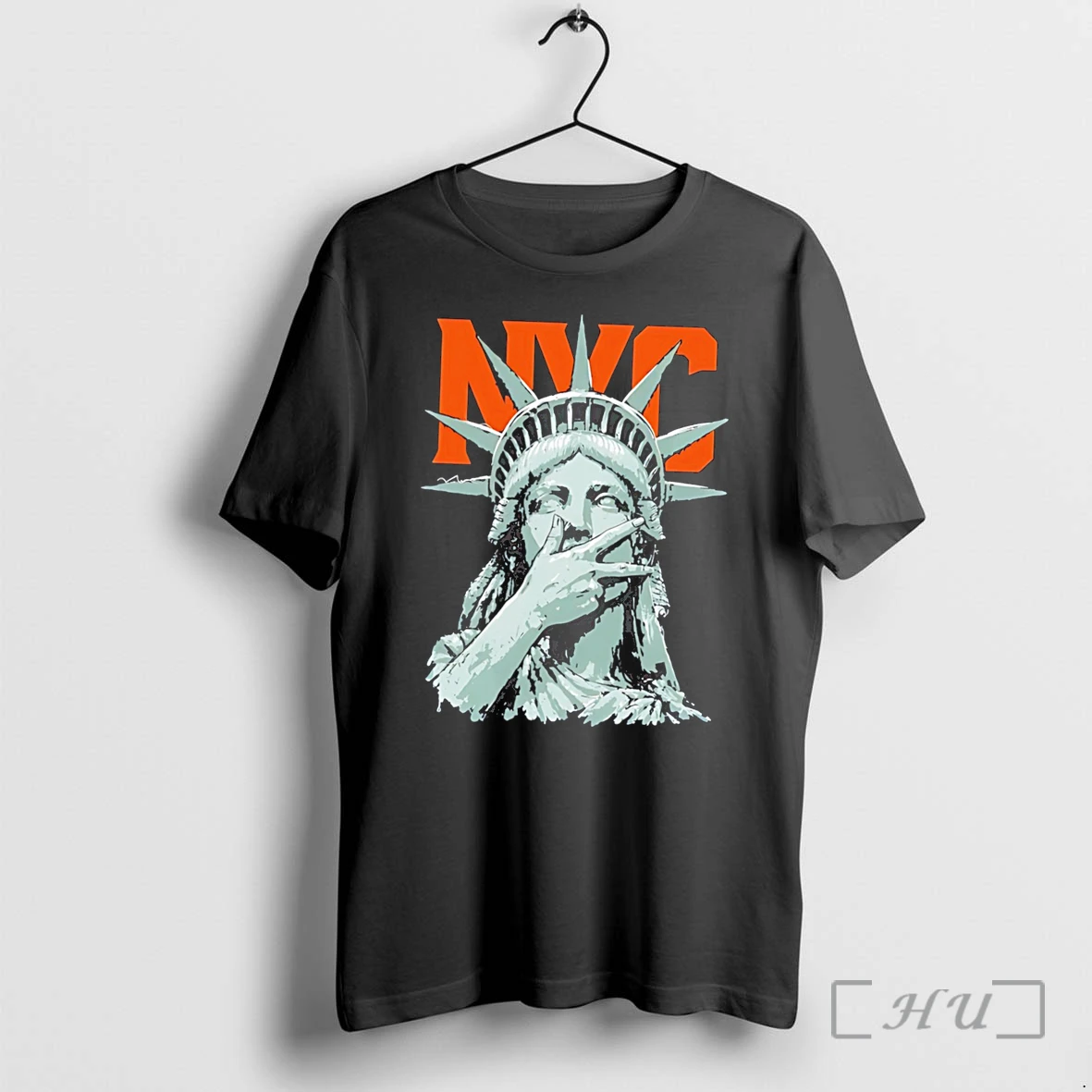 Officials New York Knicks City Statue Of Liberty Brunson Hand Gesture Graphic Tee Premium T Shirts Sweater Hoodie