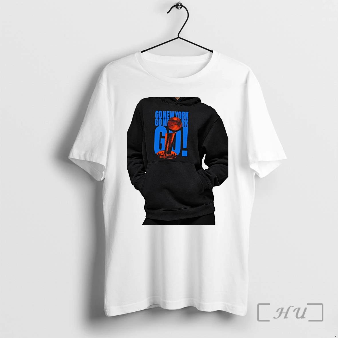 Officials New York Knicks Go New York Trophy Premium T Shirts Sweater Hoodie