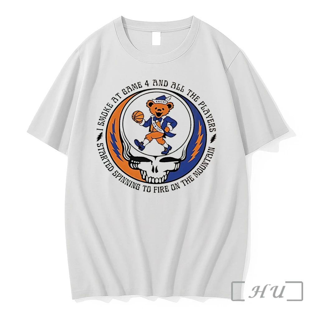 Officials New York Knicks Grateful Deads Skull And Mascot Tee Premium T Shirts Sweater Hoodie