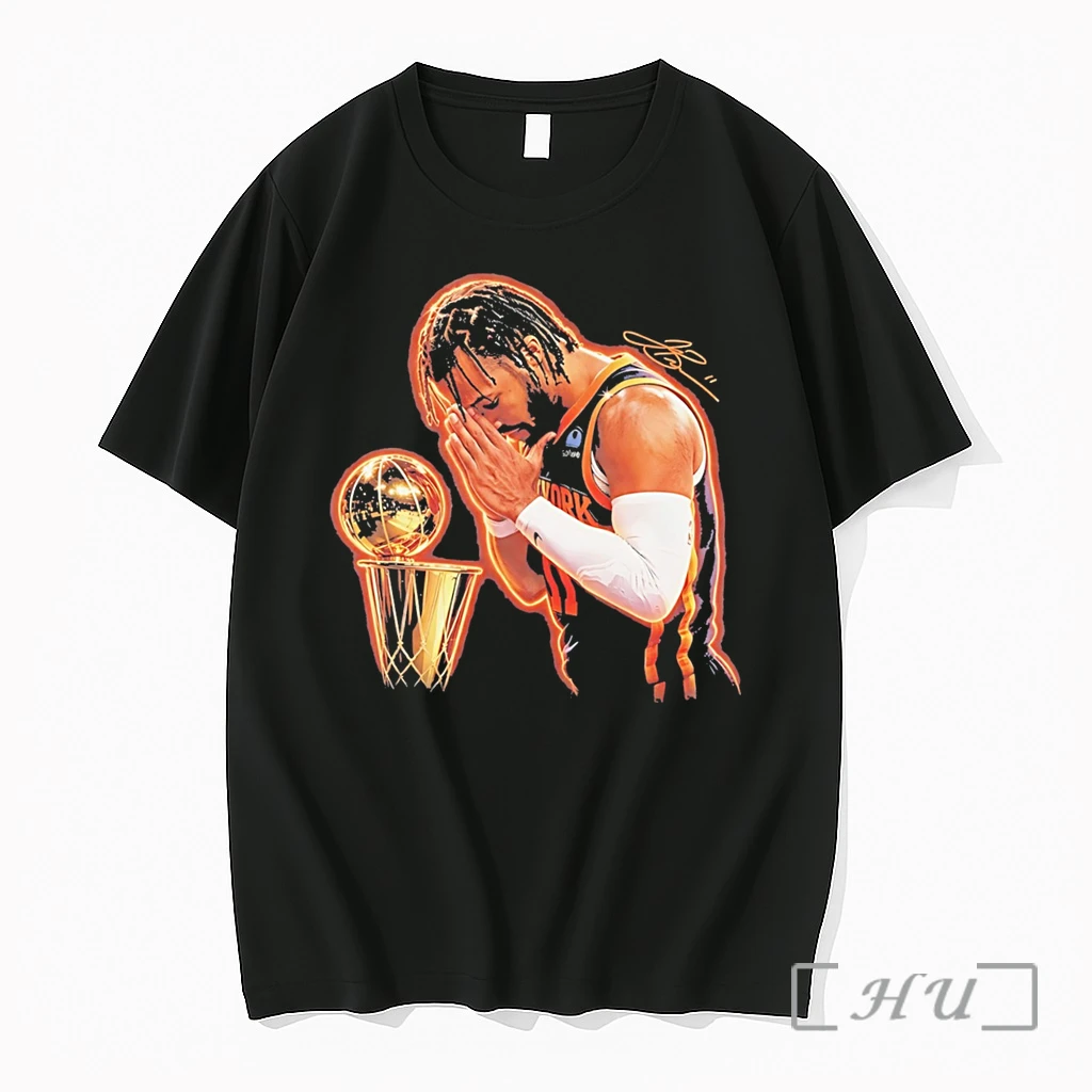 Officials New York Knicks Jalen Brunson Mvp 2026 Praying Illustrated Tee Premium T Shirts Sweater Hoodie