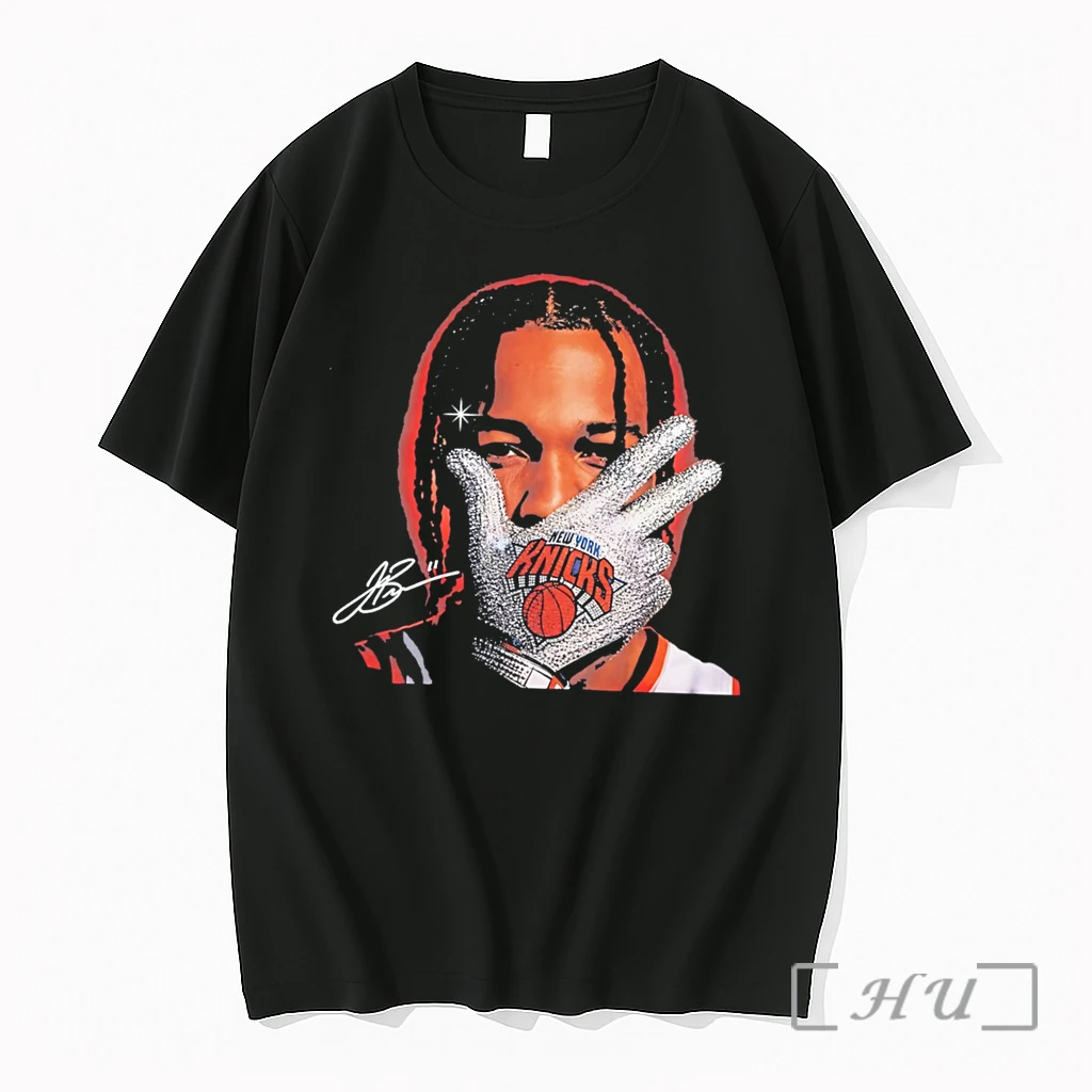 Officials New York Knicks Jalen Brunson Iceman Signature Tee Premium T Shirts Sweater Hoodie