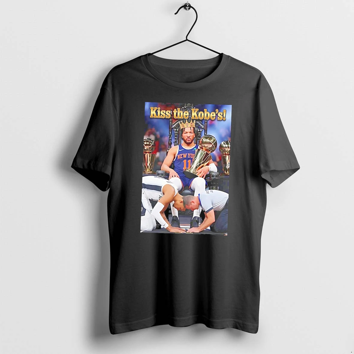 Officials New York Knicks Jalen Brunson Kiss The Kobes Tee Premium T Shirt Sweatshirt Hoodie