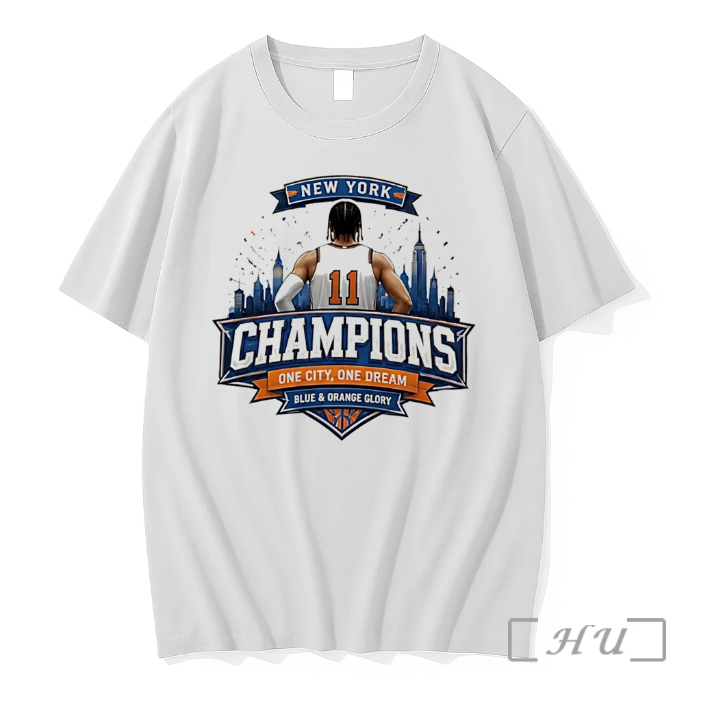 Officials New York Knicks Jalen Brunson One City One Dream Tee Premium T Shirts Sweater Hoodie