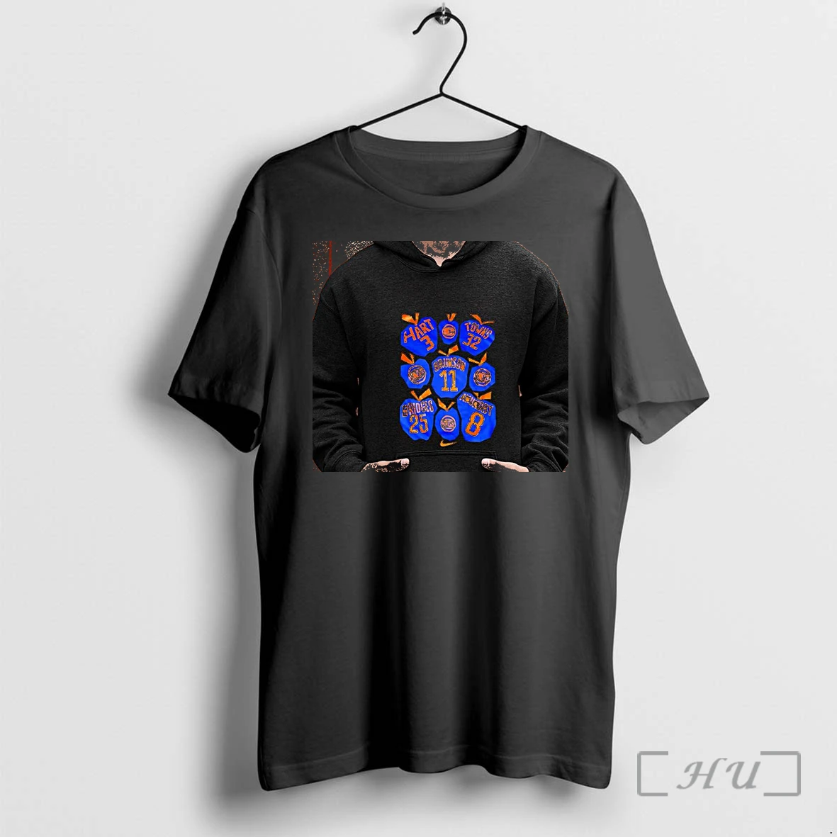 Officials New York Knicks Nba Champions 2026 Brunson Hart Towns Bridges Anunoby Players Apple Name Premium T Shirts Sweater Hoodie