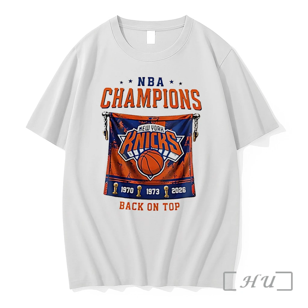 Officials New York Knicks Nba Champions Back On Top 3 Trophies Tee Premium T Shirts Sweater Hoodie