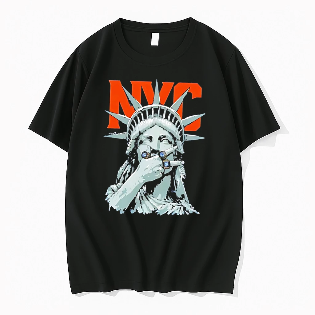 Officials New York Knicks Statue Of Liberty Hand Gesture Wearing Championship Rings Tee Premium T Shirt Sweatshirt Hoodie