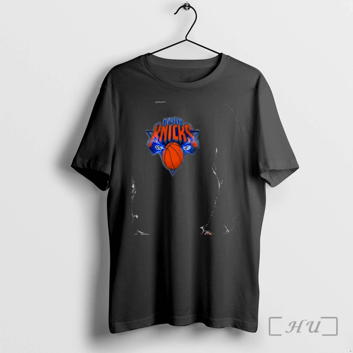 Officials New York Knicks Basketball Team Logo With Glowing Eyes Premium T Shirts Sweater Hoodie