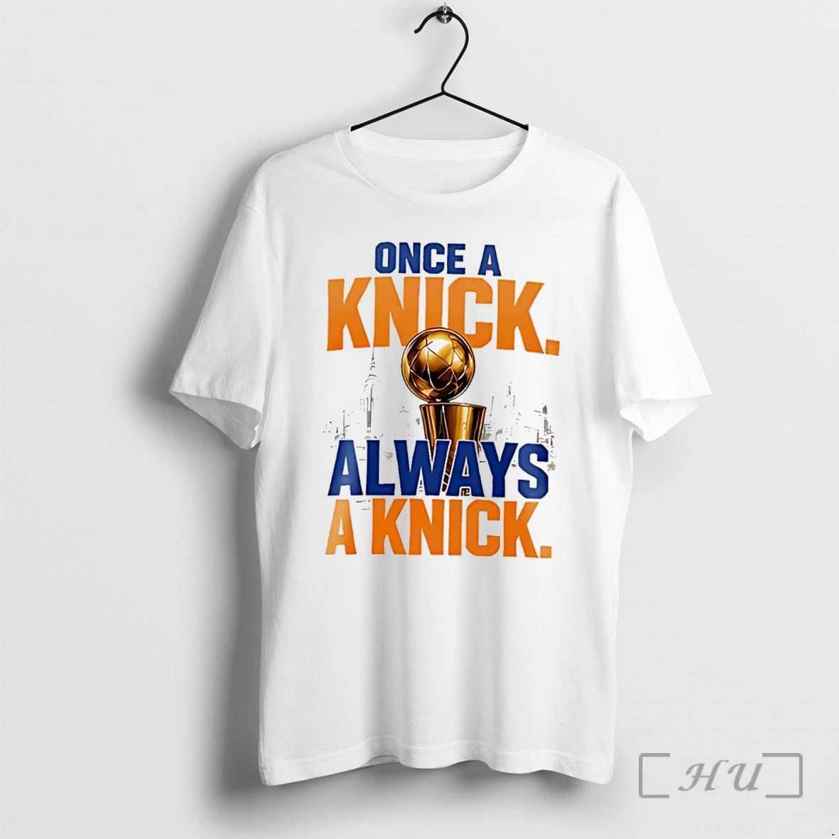Officials New York Knicks One A Knick Always A Knick Skyline Tee Premium T Shirts Sweater Hoodie