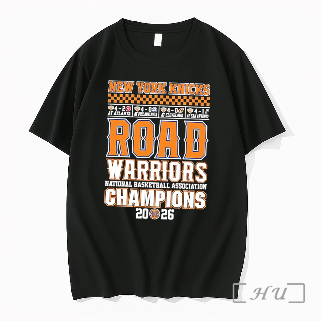Officials New York Knicks Road Warriors National Basketball Association Champions 2026 Tee Premium T Shirts Sweater Hoodie