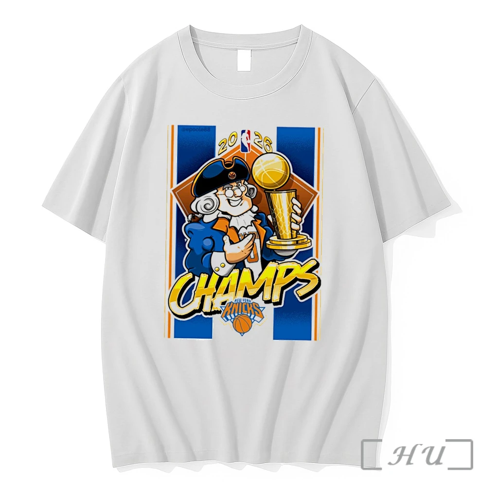 Officials New York Knicks The 2026 Nba Champs Mascot Tee Premium T Shirts Sweater Hoodie