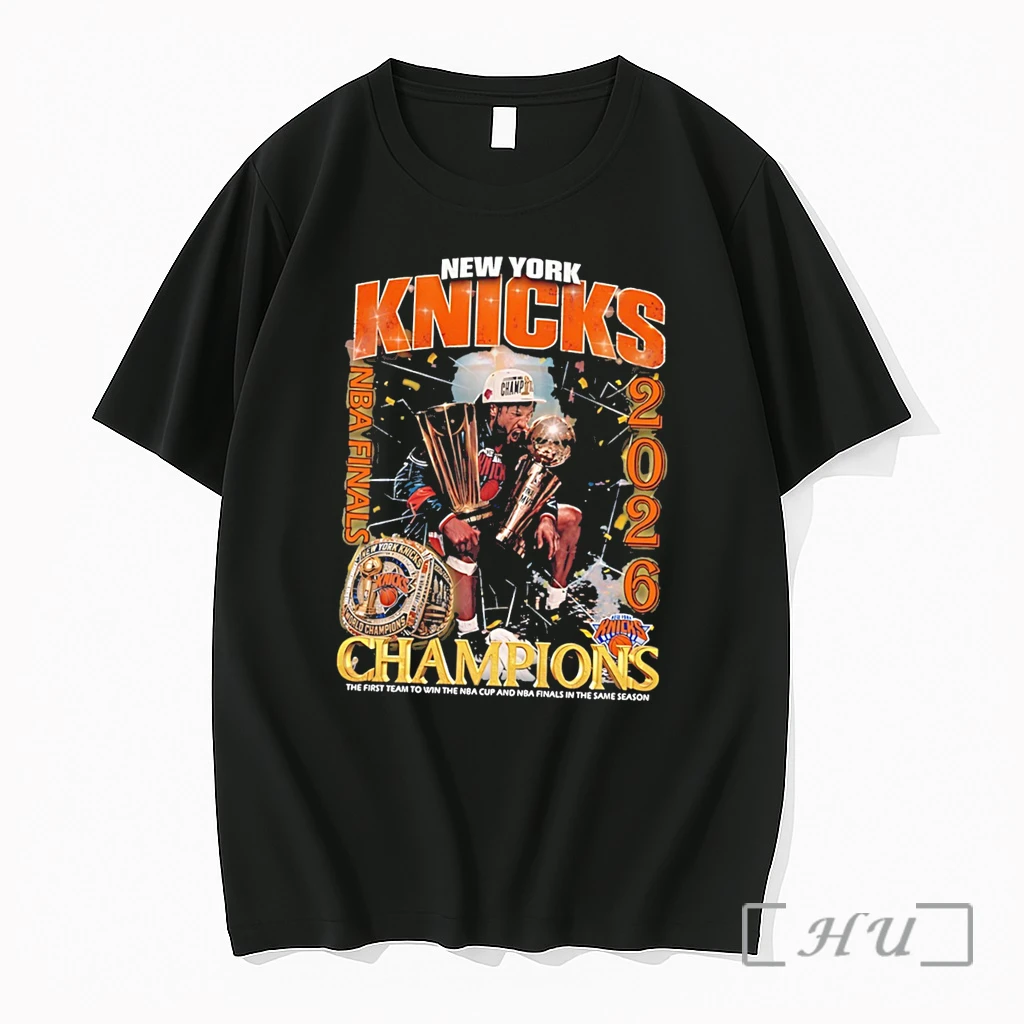Officials New York Knicks The First Team To Win The Nba Cup And Nba Finals In The Same Season Tee Premium T Shirts Sweater Hoodie