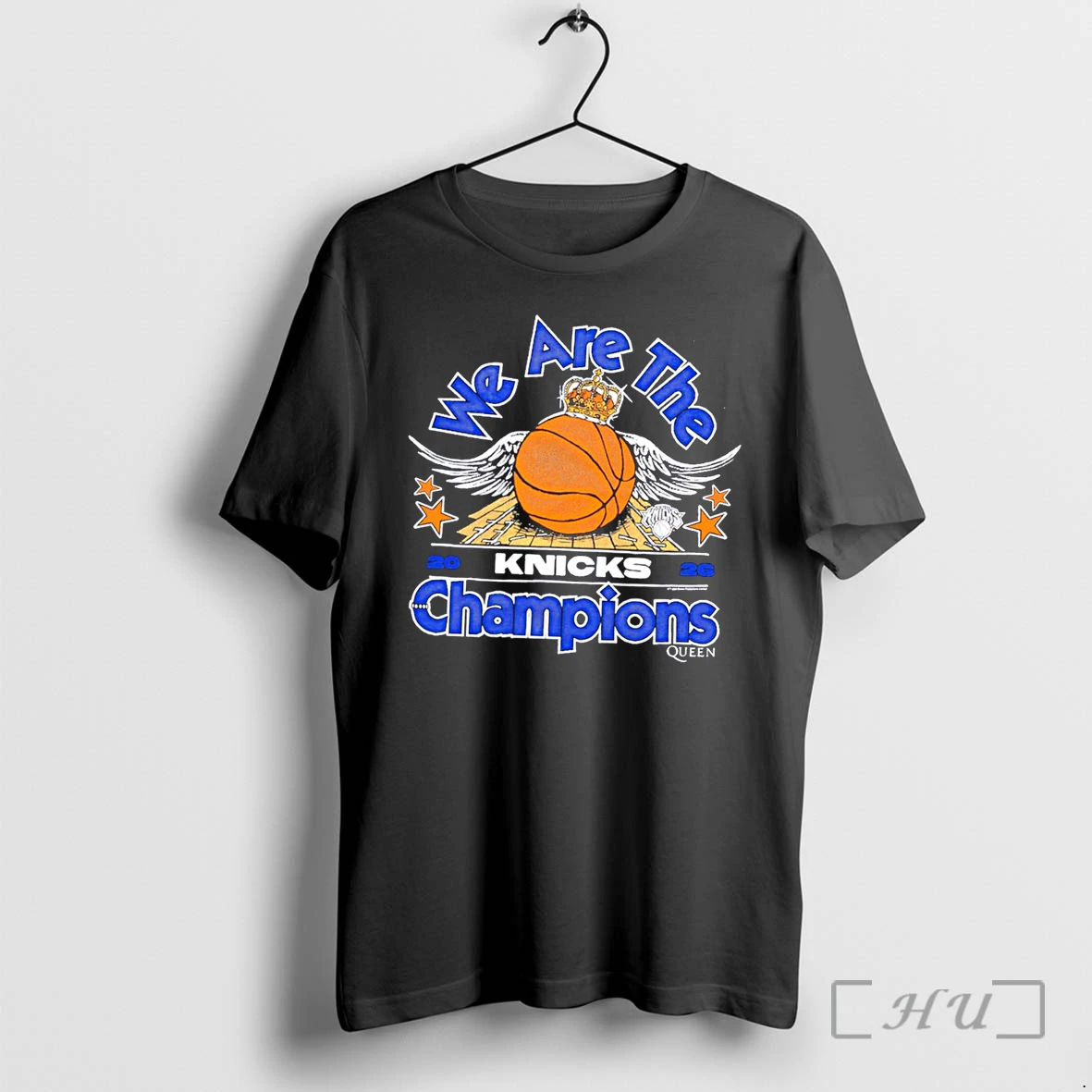 Officials New York Knicks X Queen 2026 Nba Finals Champions We Are The Champions Tee Premium T Shirts Sweater Hoodie