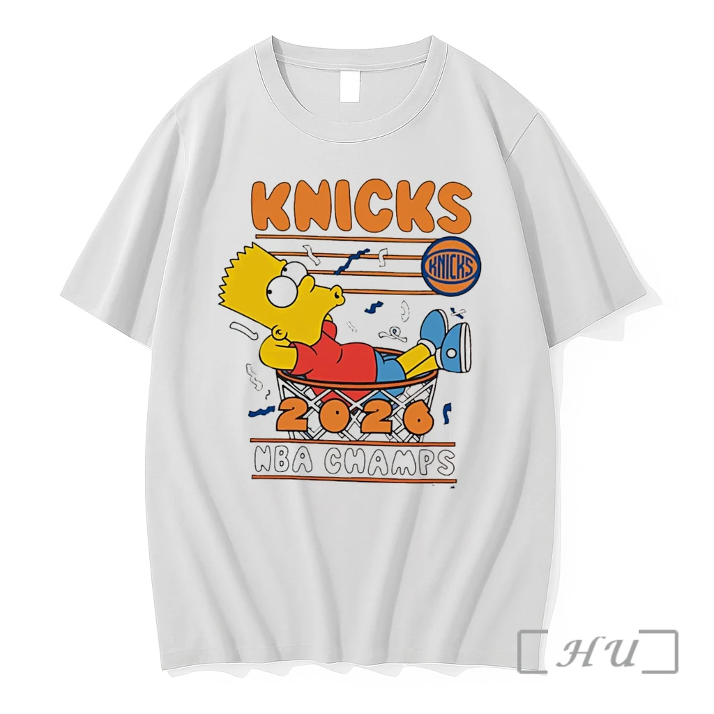 Officials New York Knicks X The Simpsons 2026 Nba Finals Champions Tee Premium T Shirts Sweater Hoodie