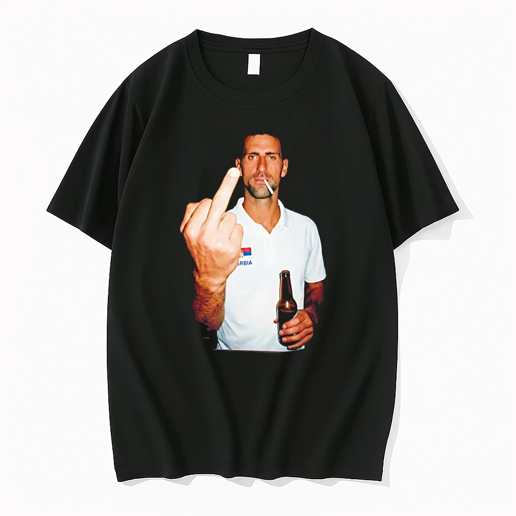Officials Novak Djokovic Wimbledon 2026 Mens Singles Germany Middle Finger Tee Premium T Shirt Sweatshirt Hoodie