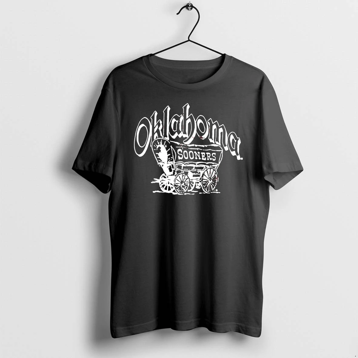 Officials Oklahoma Sooners Schooner Wagon Black Premium T Shirt Sweatshirt Hoodie