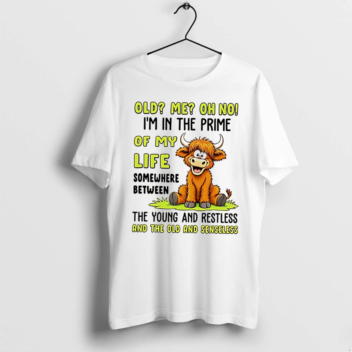 Officials Old Me Oh No Im In The Prime Of My Life Somewhere Between The Young And Restless And The Old And Senseless Tee Premium T Shirt Sweatshirt Hoodie