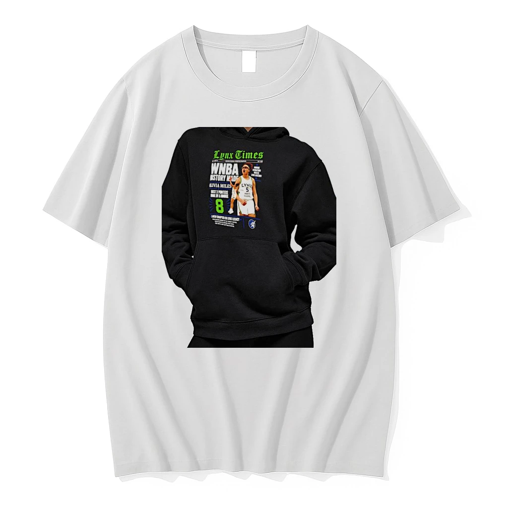 Officials Olivia Miles Wnba History Minnesota Lynx Rookie Record Premium T Shirt Sweatshirt Hoodie