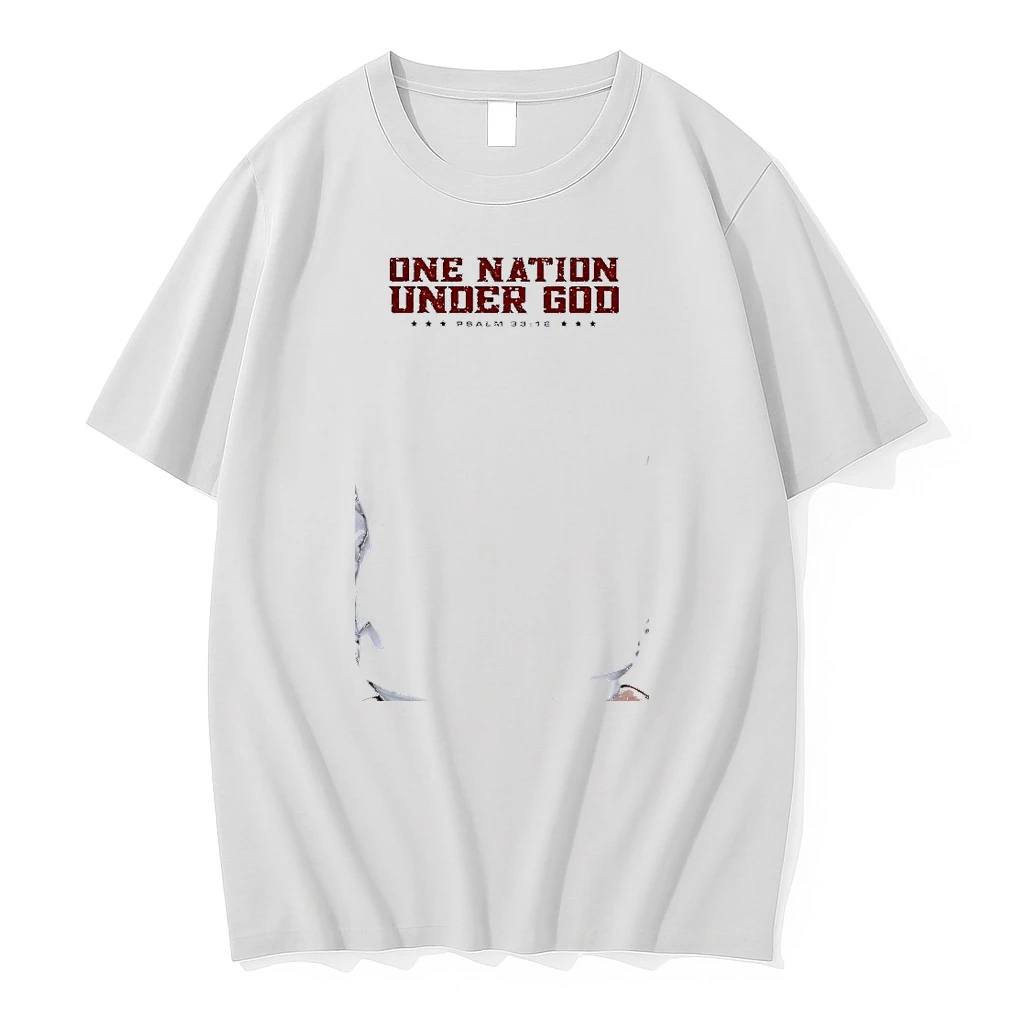 Officials One Nation Under God Psalm 33 12 Christianity Patriotic Religious Faith Premium T Shirt Sweatshirt Hoodie