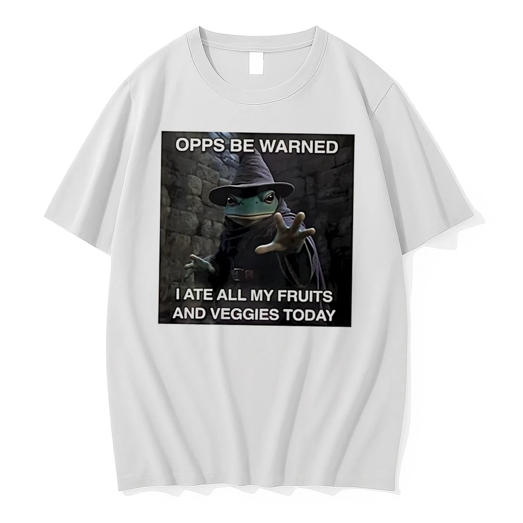 Officials Opps Be Warned I Ate All My Fruits And Veggies Today Wizard Frog Tee Premium T Shirt Sweatshirt Hoodie