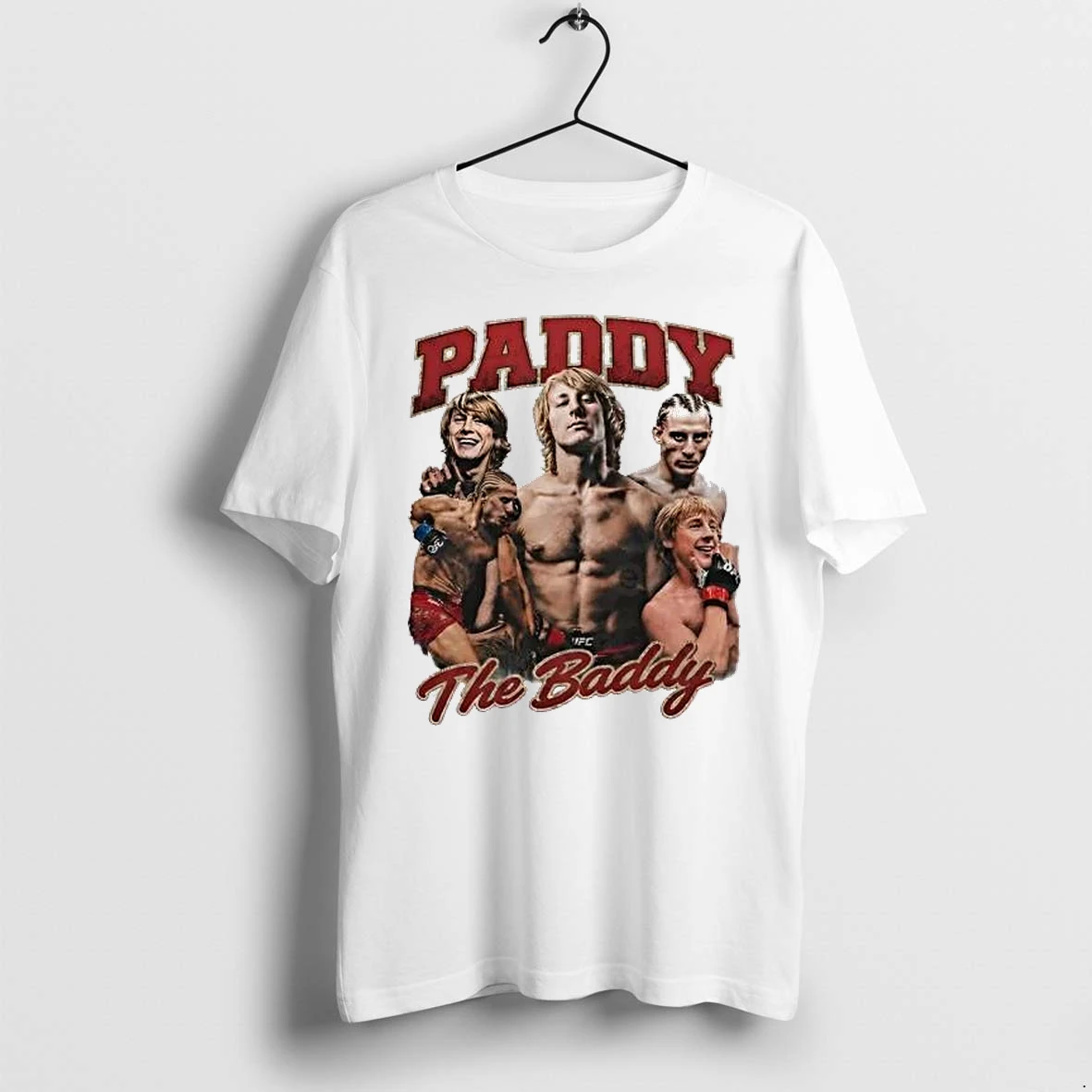 Officials Paddy The Baddy Ufc Vintage Collage Mma Premium T Shirt Sweatshirt Hoodie