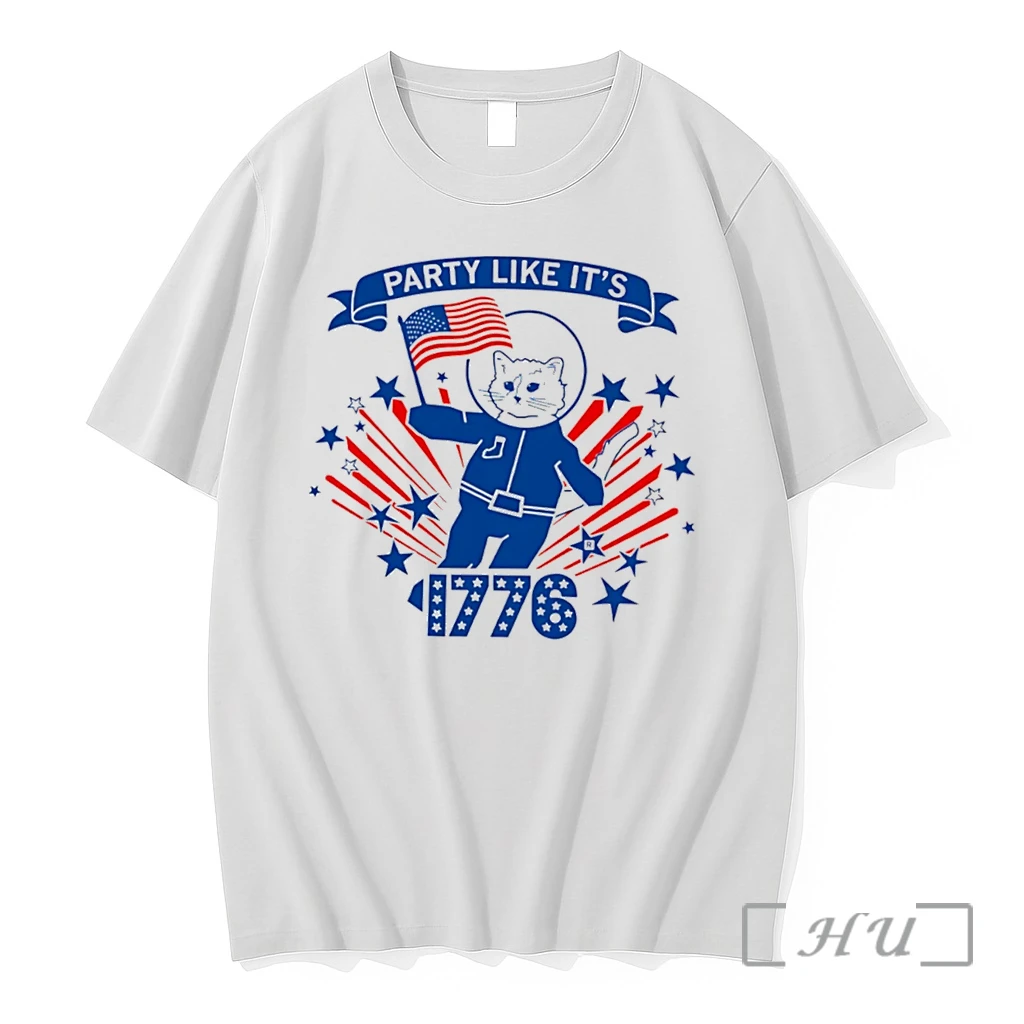 Officials Party Like Its 1776 Gary Was Already In Space Back Then Tee Premium T Shirts Sweater Hoodie
