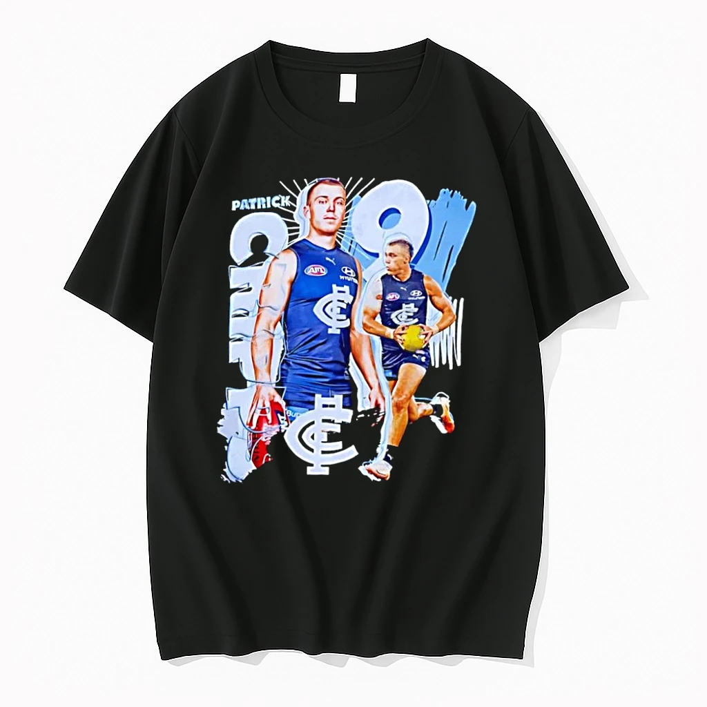 Officials Patrick Cripps Carlton Blues Black Premium T Shirt Sweatshirt Hoodie
